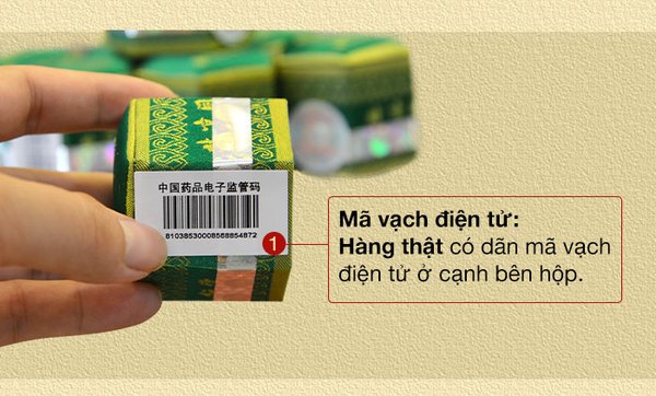 An cung hộp cao cấp Đồng Nhân Đường mẫu xanh 8 viên A032 6